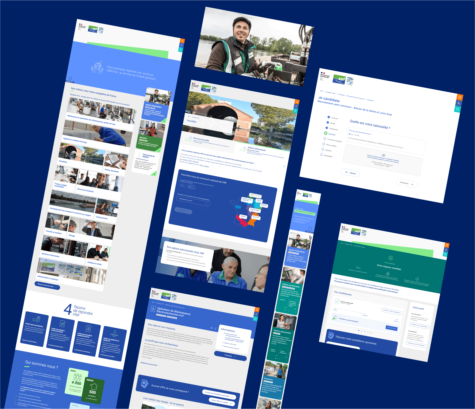RH-VNF-AUplaisir-c Extraits de l'interface du site recrutement de VNF